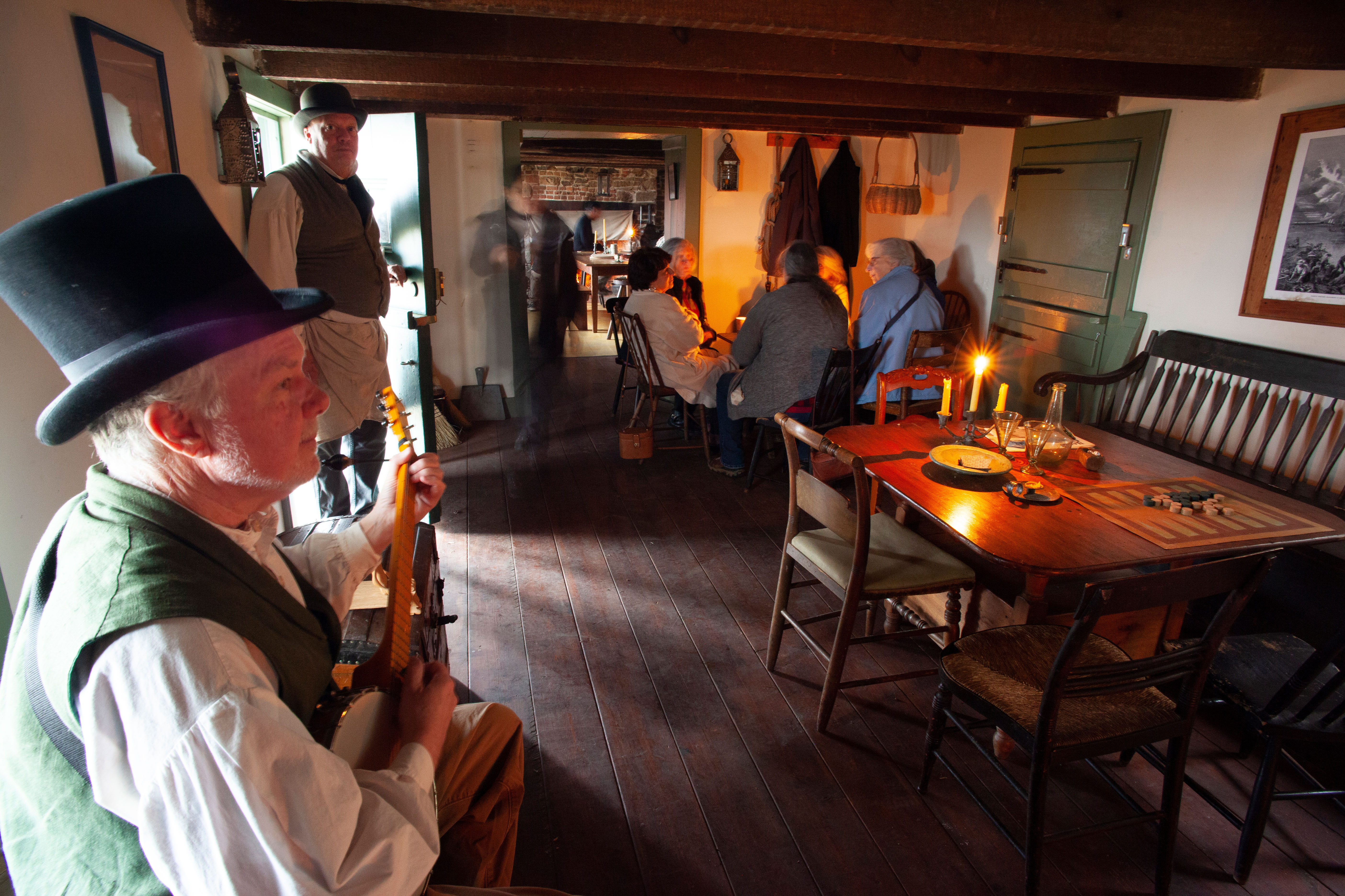 Thanksgiving Time at Mrs. Kearney's tavern