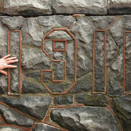 date marker at Cliff Dale